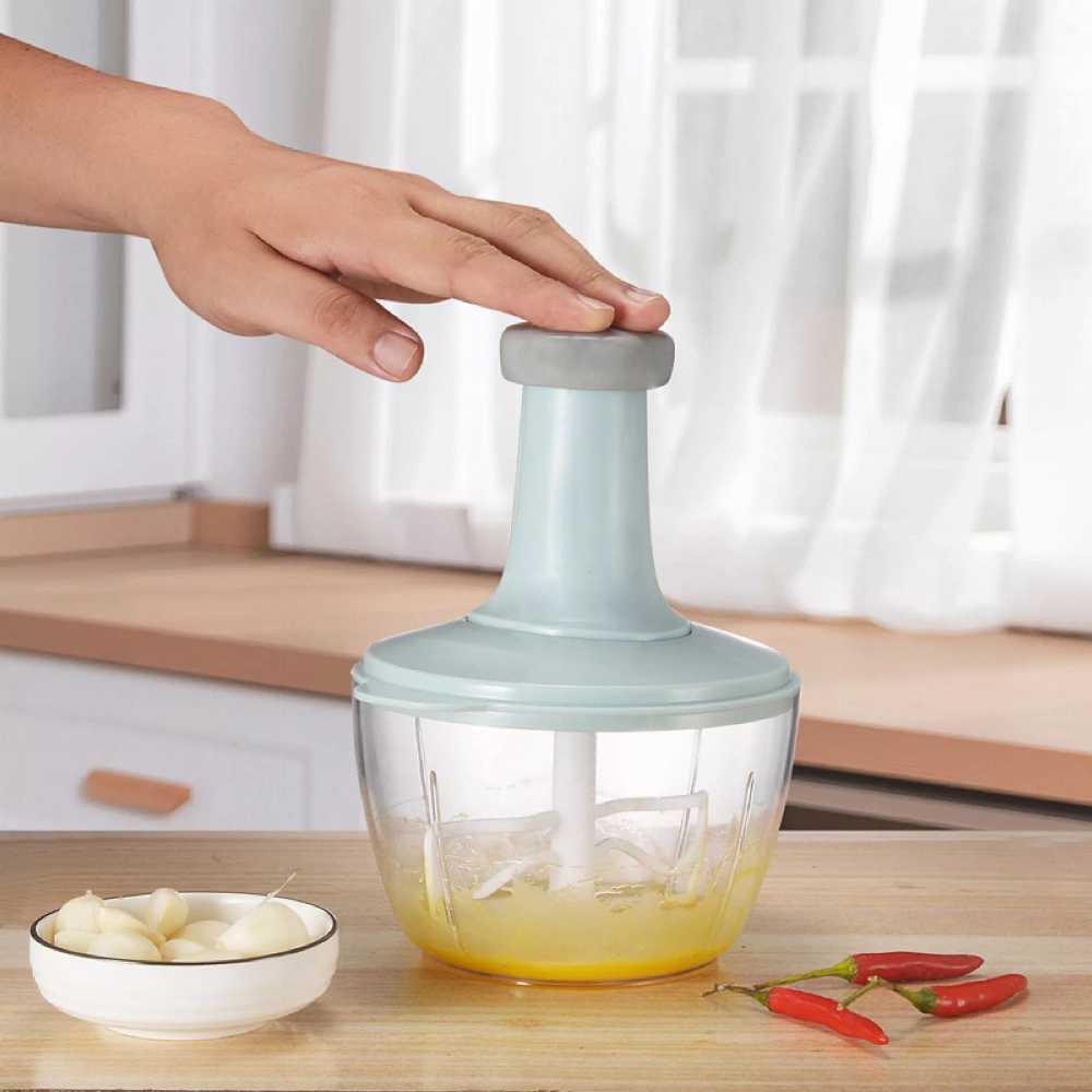 Stainless Steel 1.5L Multi-Function Hand Press Vegetable Cutter