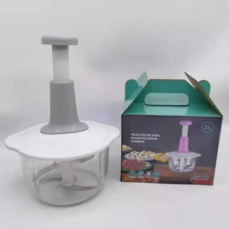 Stainless Steel 1.5L Multi-Function Hand Press Vegetable Cutter