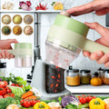 Portable Wireless Vegetable Chopper – USB Rechargeable Cutter Set