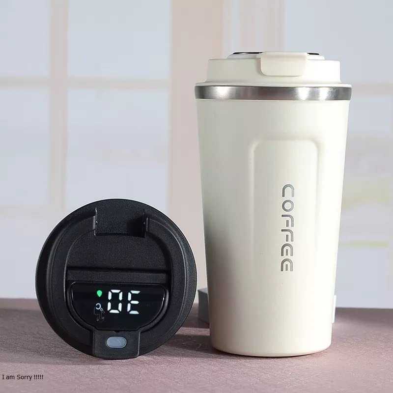 Stainless Steel Vacuum Flask with LED Temperature Display