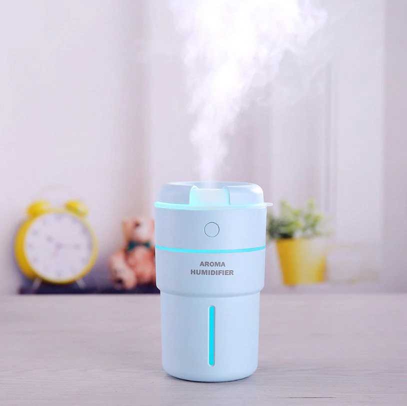 USB Rechargeable Air Humidifier with LED Night Light