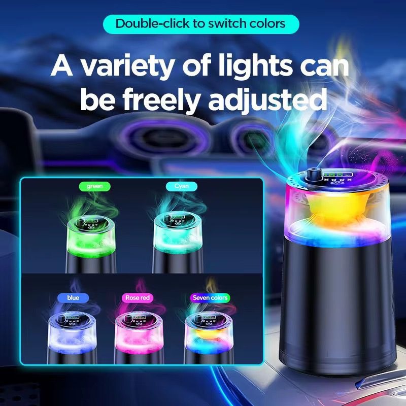 Smart RGB Car Air Freshner With Fragnance-Automatic & Long-Lasting