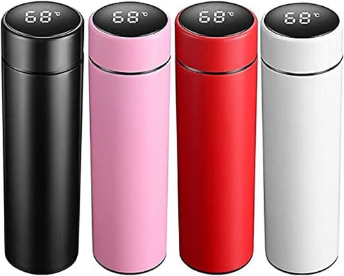 500ml Vacuum Flask with LED Temperature Display – Hot & Cold Bottle
