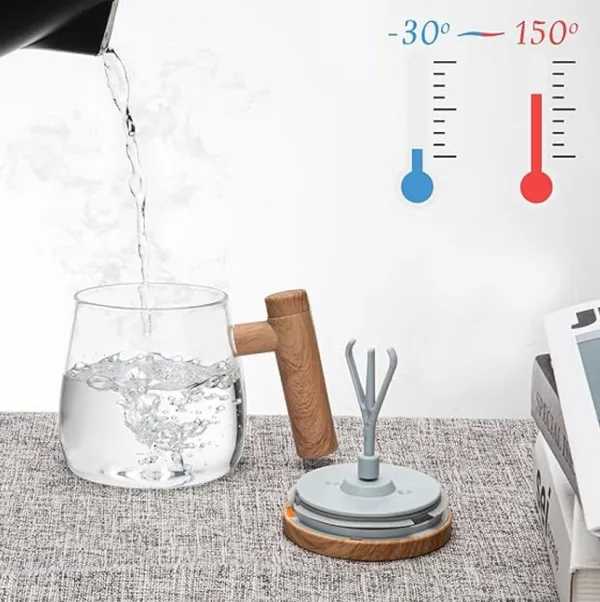 Rechargeable Self-Stirring Coffee Mug 400ml – Automatic Mixing Cup