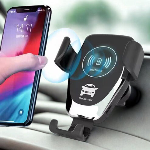 Auto-Clamping Wireless Car Charger – Fast Charging & Secure Hold