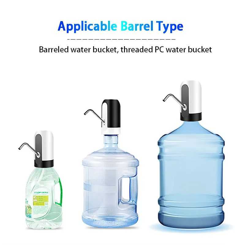 Rechargeable Automatic Water Dispenser Pump with USB Charging