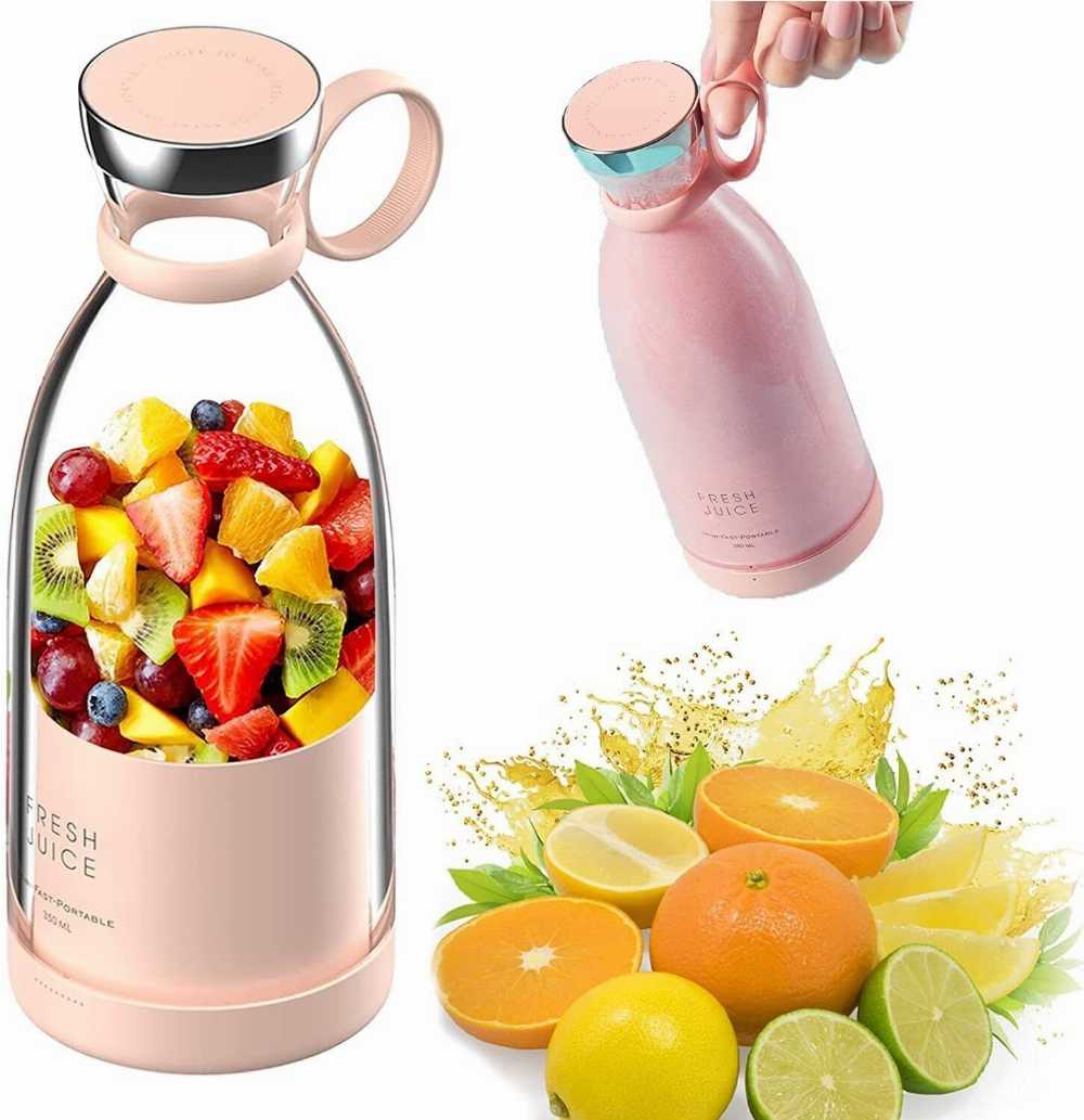 Portable USB Rechargeable Blender Bottle – Smoothie Maker 380ml