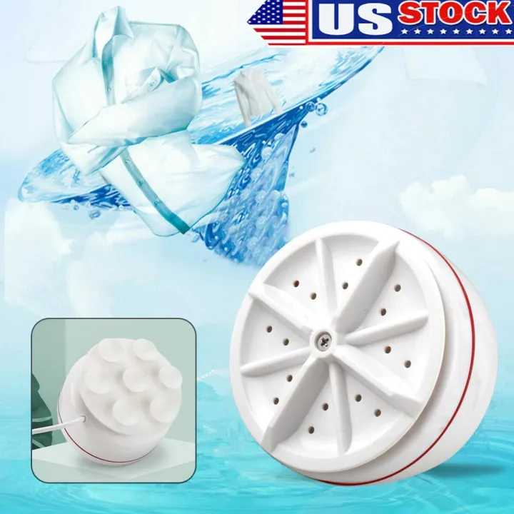 Portable Mini Washing Machine with Ultrasonic Turbo Cleaning