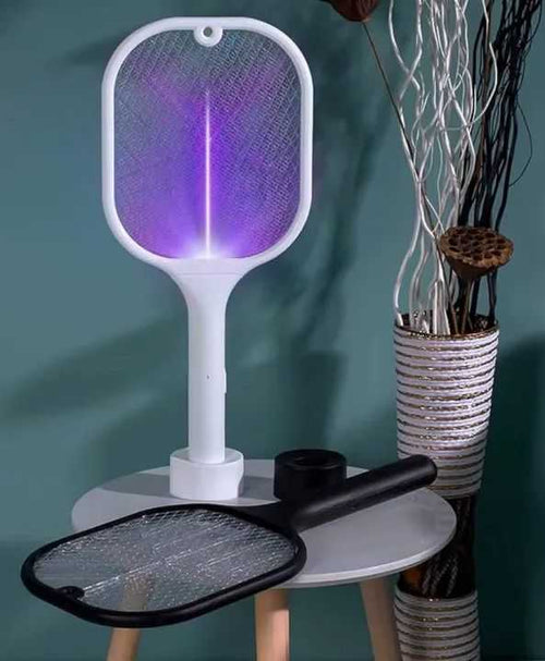 2-in-1 Rechargeable Mosquito Killer Lamp & Electric Racket – Smart UV Insect Zapper
