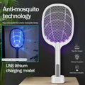 2-in-1 Rechargeable Mosquito Killer Lamp & Electric Racket – Smart UV Insect Zapper