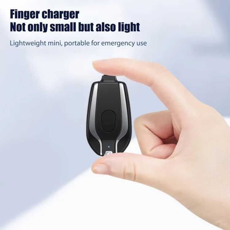 Mini Keychain Power Bank 1200mAh – Portable Emergency Charger