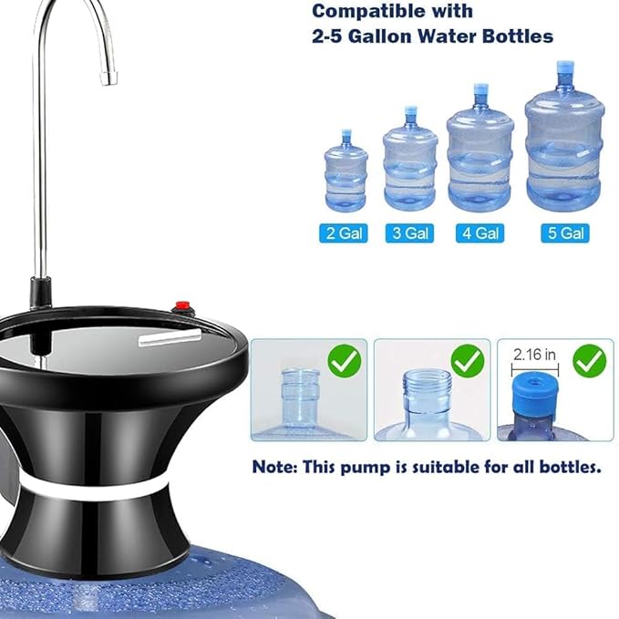 Automatic Electric  Water Bottle Pump-Easy One-Touch Dispensing