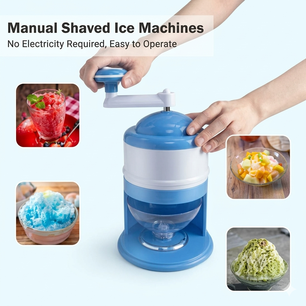 Manual Ice Crusher Machine – Easy Gola Maker for Home | Portable & No Electricity Needed