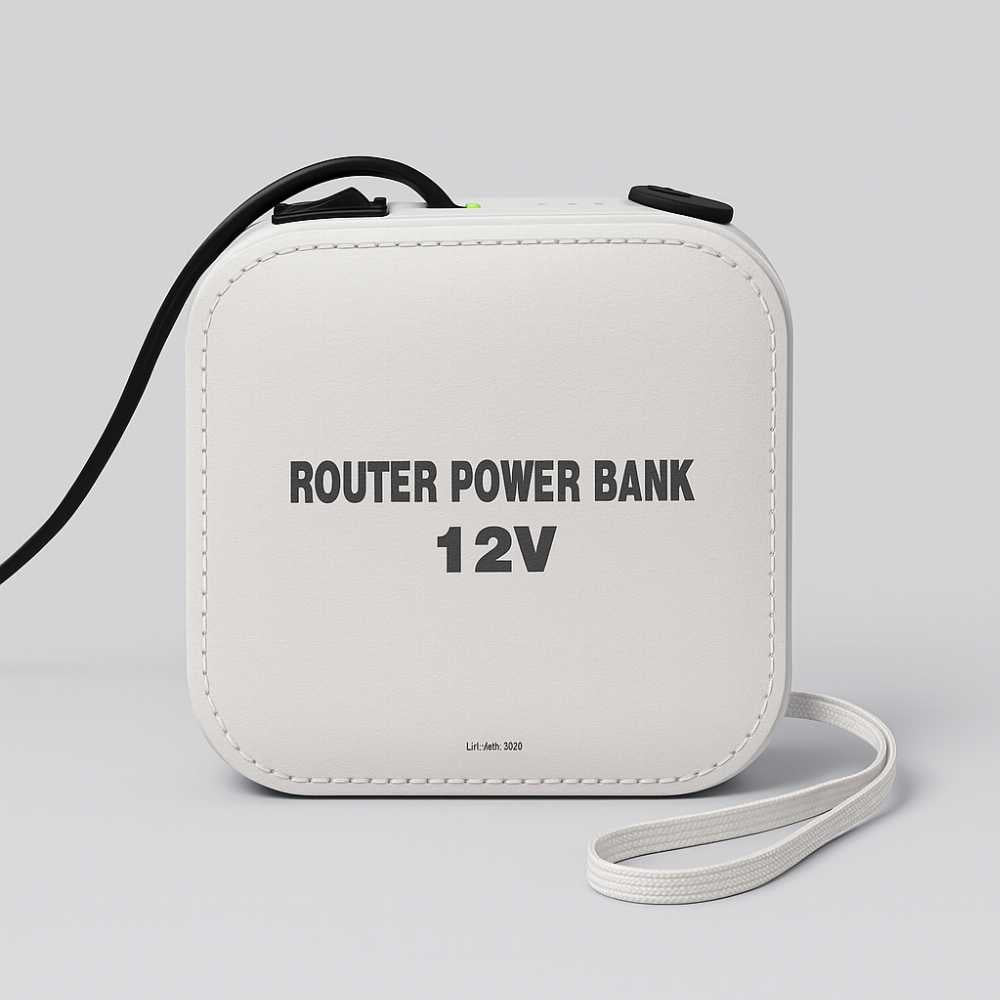 Router Power Bank – 6-7 Hour WiFi Backup | Load Shedding Solution