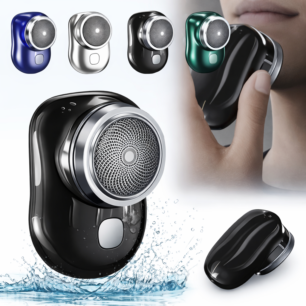 Rechargeable Mini Electric Shaver for Men – Portable & Powerful