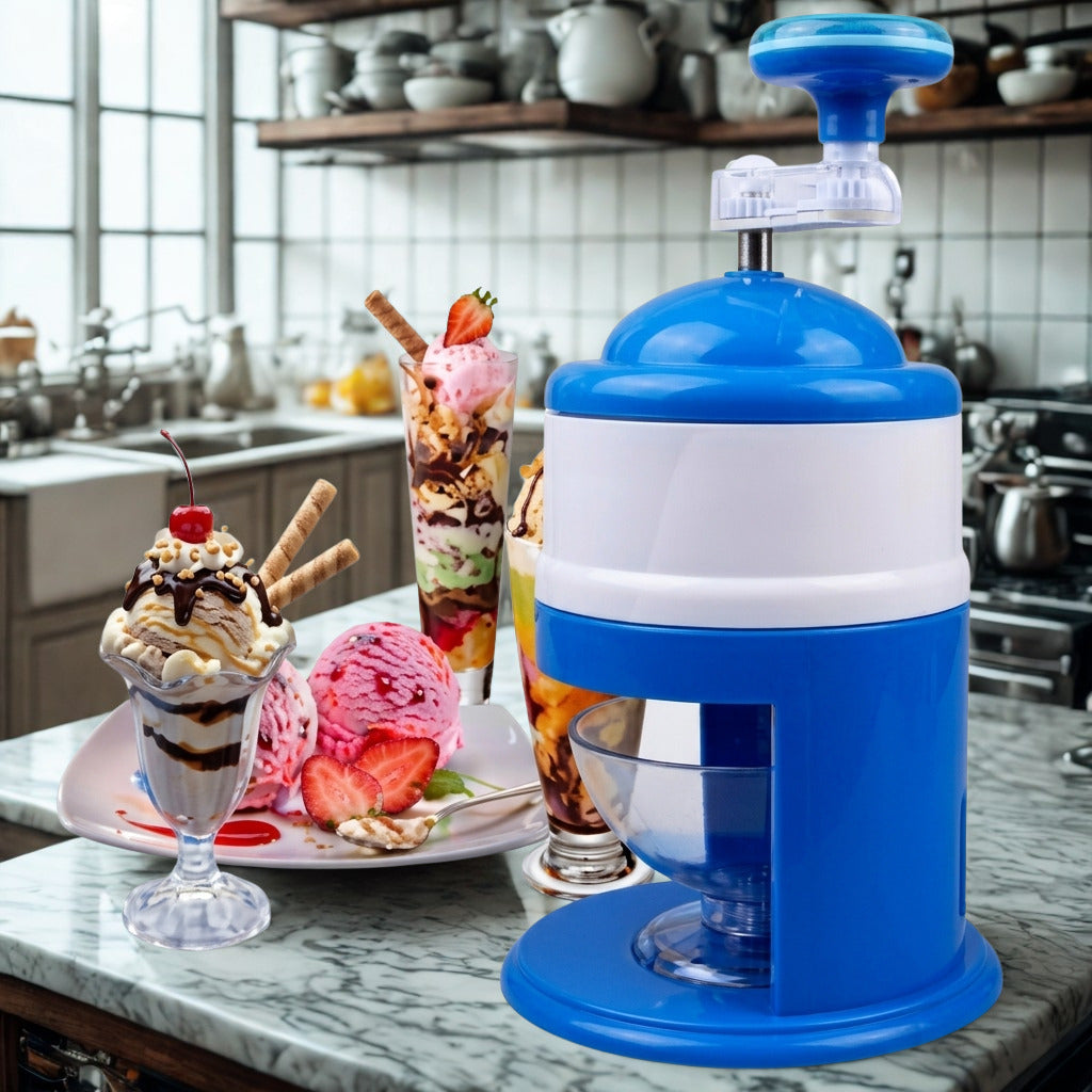 Manual Ice Crusher Machine – Easy Gola Maker for Home | Portable & No Electricity Needed