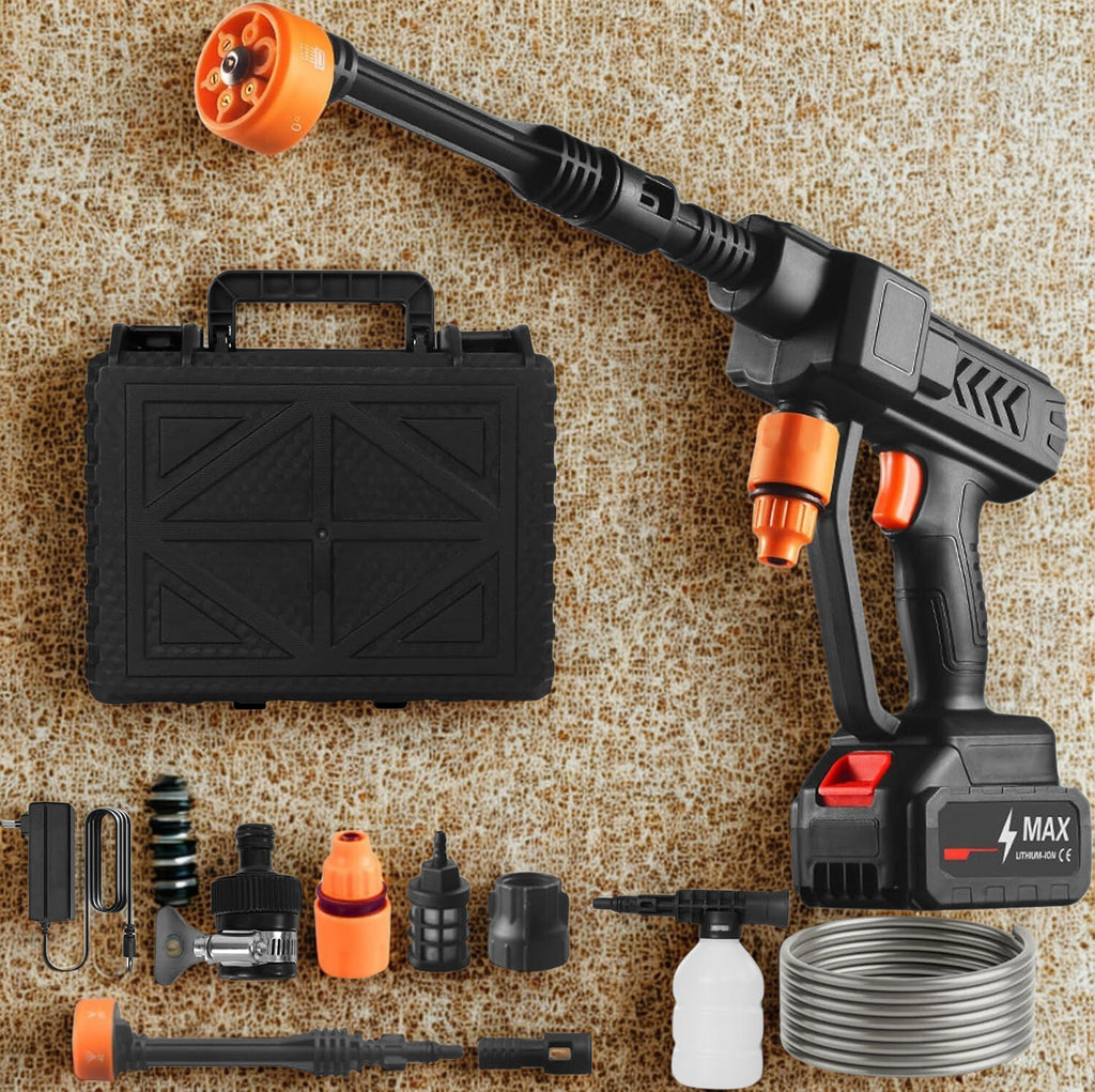 High-Pressure Water Cleaning Gun – Powerful Spray for Car & Home Wash
